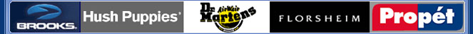 We carry Brooks, Hush Puppies, Doc Martens, Florsheim, Propet and more in large sizes and wide widths